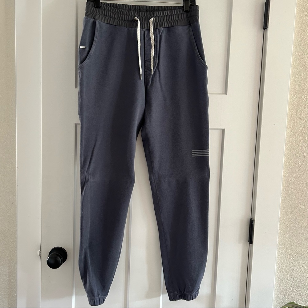 VUORI Balboa Jogger Sweat Pant Cotton Azure Blue Size Medium